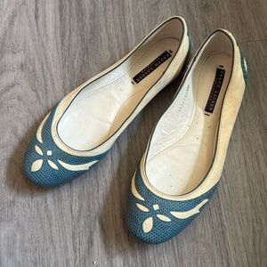 Vintage Ralph Lauren Ballet Flats 6 Colorblock
